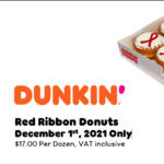 Red Ribbon Donuts – December 1st, 2021 Only